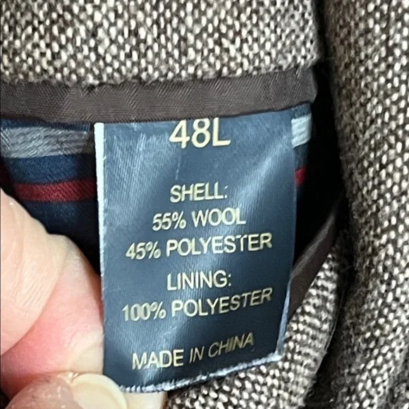 US Polo Men's Gray Blazer with Elbow Patches - Picture 5 of 6